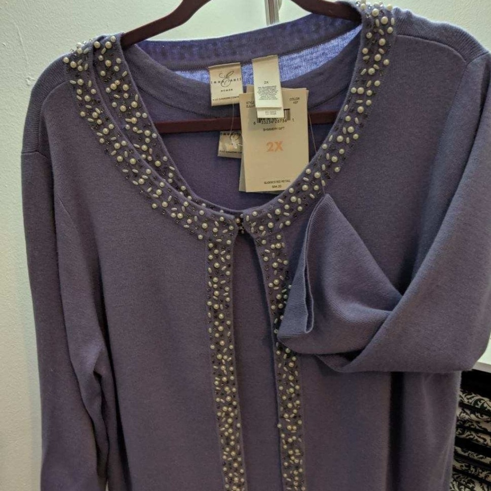 Liz Claiborne 2X Lavender Twin Set BRAND NEW